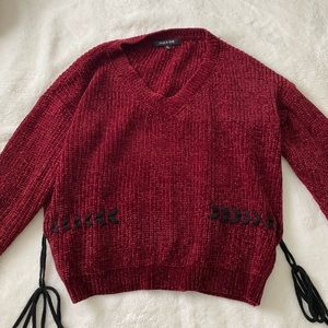 🍎ruby and Jenny knit sweater with ties🍎